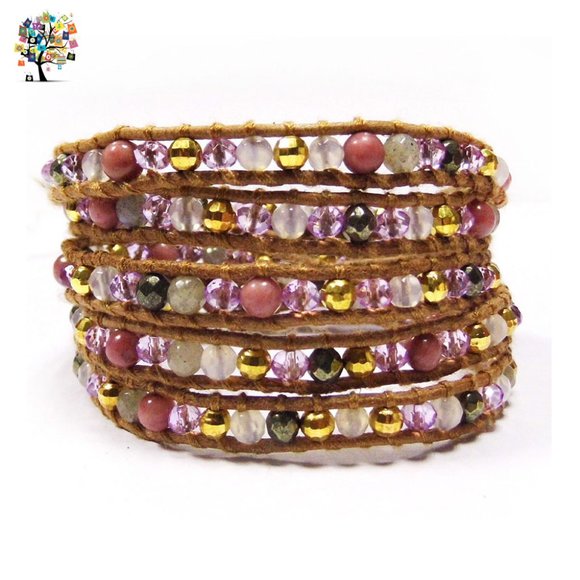 Wrap Bracelet Beads & Leather - Picture 4 of 4